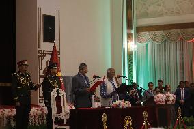 Nobel Peace Laureate Muhammad Yunus Takes Oath As Chief Adviser Of Interim Government Of Bangladesh