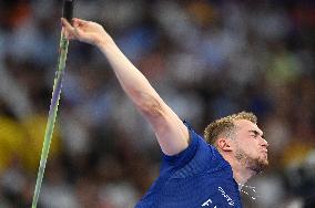 (PARIS2024) FRANCE-PARIS-OLY-ATHLETICS-JAVELIN THROW-MEN