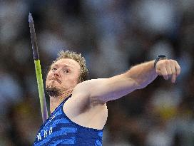 (PARIS2024) FRANCE-PARIS-OLY-ATHLETICS-JAVELIN THROW-MEN