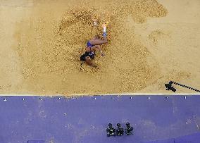 (PARIS2024) FRANCE-PARIS-OLY-ATHLETICS-LONG JUMP-WOMEN