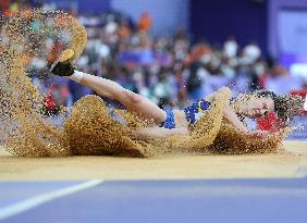 (PARIS2024) FRANCE-PARIS-OLY-ATHLETICS-LONG JUMP-WOMEN