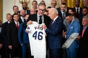 Texas Rangers visit White House