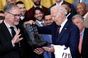 Joe Biden welcomes the Texas Rangers - Washington