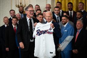 Texas Rangers visit White House