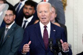 Joe Biden welcomes the Texas Rangers - Washington