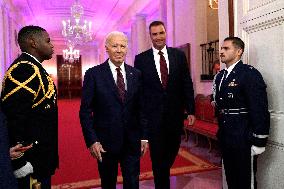 Joe Biden welcomes the Texas Rangers - Washington