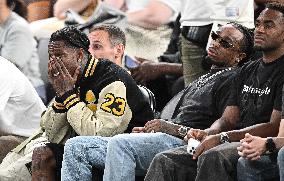 Paris 2024 - Basketball - Travis Scott And Quavo At USA v Serbia