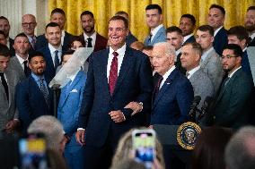 Texas Rangers visit White House