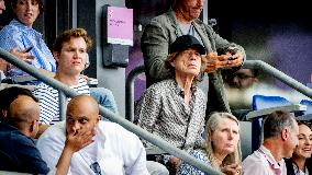 Paris 2024 - Mick Jagger and Melanie Hamrick In The Stands