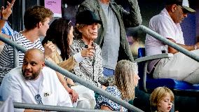 Paris 2024 - Mick Jagger and Melanie Hamrick In The Stands