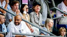 Paris 2024 - Mick Jagger and Melanie Hamrick In The Stands