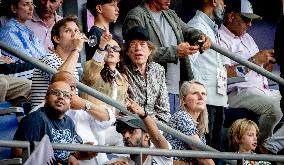 Paris 2024 - Mick Jagger and Melanie Hamrick In The Stands