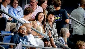 Paris 2024 - Mick Jagger and Melanie Hamrick In The Stands