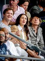 Paris 2024 - Mick Jagger and Melanie Hamrick In The Stands