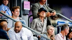 Paris 2024 - Mick Jagger and Melanie Hamrick In The Stands