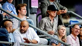 Paris 2024 - Mick Jagger and Melanie Hamrick In The Stands