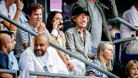 Paris 2024 - Mick Jagger and Melanie Hamrick In The Stands