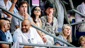 Paris 2024 - Mick Jagger and Melanie Hamrick In The Stands