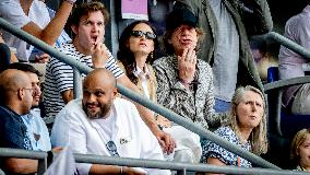 Paris 2024 - Mick Jagger and Melanie Hamrick In The Stands