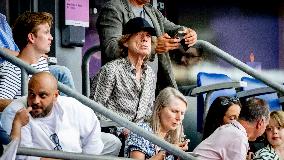 Paris 2024 - Mick Jagger and Melanie Hamrick In The Stands