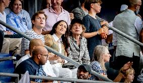 Paris 2024 - Mick Jagger and Melanie Hamrick In The Stands