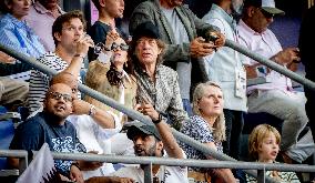 Paris 2024 - Mick Jagger and Melanie Hamrick In The Stands