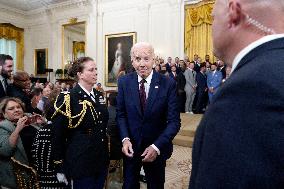 Joe Biden welcomes the Texas Rangers - Washington