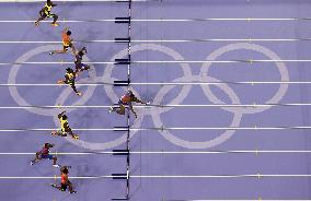 (PARIS2024) FRANCE-PARIS-OLY-ATHLETICS-110M HURDLES-MEN