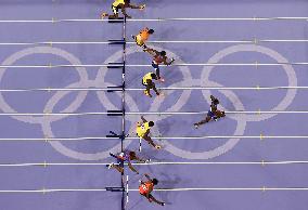 (PARIS2024) FRANCE-PARIS-OLY-ATHLETICS-110M HURDLES-MEN