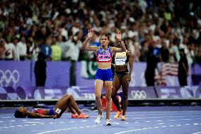 Paris 2024 - 400m Hurdles - Sydney McLaughlin-Levrone Wins Gold