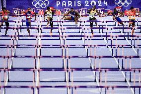 Paris 2024 - 110m Hurdles - Grant Holloway Wins Gold