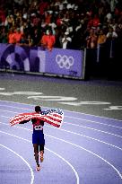 Paris 2024 - 110m Hurdles - Grant Holloway Wins Gold