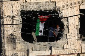 MIDEAST-HEBRON-APARTMENT-DEMOLITION