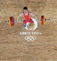 (PARIS2024)FRANCE-PARIS-OLY-WEIGHTLIFTING