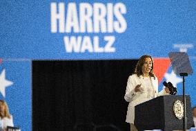 U.S.-DETROIT-KAMALA HARRIS-ELECTION