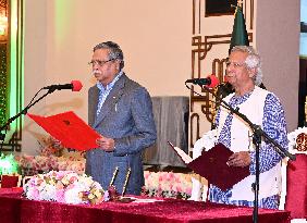 BANGLADESH-DHAKA-INTERIM GOV'T-TAKING OATH