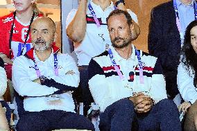 Paris 2024 - Prince Haakon Attends Women’s Handball