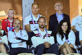 Paris 2024 - Prince Haakon Attends Women’s Handball