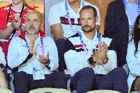 Paris 2024 - Prince Haakon Attends Women’s Handball