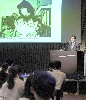 Abductee's brother speaks to students