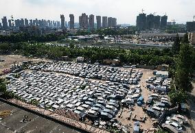 Abandoned EV in Hangzhou