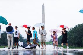 Tropical Storm Debby Brings Heavy Rain - Washington