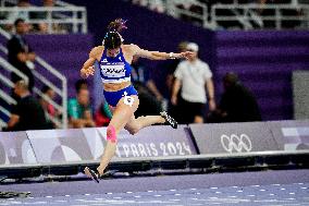 Paris 2024 - France’s Auriana Lazraq-Khlass In Women’s Heptathlon