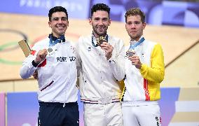 Paris 2024 - France’s Benjamin Thomas Takes Gold In Men's Omnium