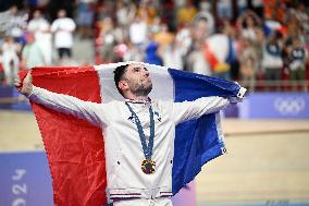 Paris 2024 - France’s Benjamin Thomas Takes Gold In Men's Omnium