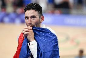 Paris 2024 - France’s Benjamin Thomas Takes Gold In Men's Omnium