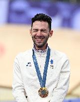 Paris 2024 - France’s Benjamin Thomas Takes Gold In Men's Omnium