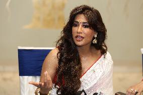 Bollywood Actress Chitrangada Singh At FICCI FLO 'Handloom And Textiles Fiesta'