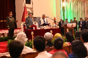 Nobel Peace Laureate Muhammad Yunus-led Interim Government Sworn In Dhaka.