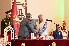 Nobel Peace Laureate Muhammad Yunus-led Interim Government Sworn In Dhaka.